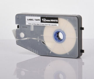 Weiß/Gelb/Silber-Aufkleber-Hersteller-Band lamellierte 12mm für Drahtmarkierung