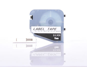 Silber Band des Kabel Identifikations-Aufkleberherstellerfreien raumes 6mm - 12mm für Rohrdrucker