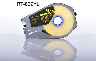 9mm kompatible Aufkleber-Band-Patrone gelb/Weiß für Kabel Identifikations-Drucker