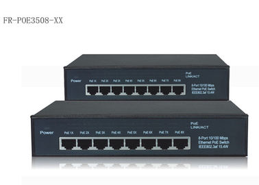 8 Hafen-Energie über Ethernet-Schalter 10/100/1000M mit IEEE 802.3af