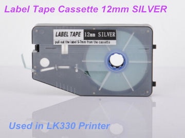 Zwingenbeschriftung Aufkleber-Hersteller-Band 12mm für elektrische Installation, Silber