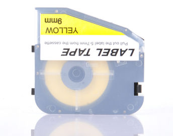 Kasette des p-Note Gelb-Aufkleber-Hersteller-Bands 9mm für Rohrdrucker