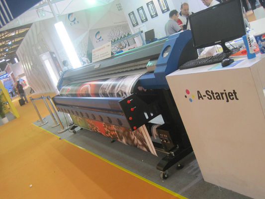 Freundliche DX5 Eco lösliche Tintenstrahl-Drucker Eco mit CMYK-Farbe/Färbungs-Sublimations-Tinte