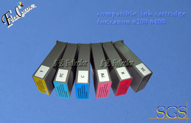 6 Farbdrucker-Tinten mit 130ml schwärzen Behälter für großes Format-Tinten-Patronen BCI1431 BK C M Y Canons w6200 PC P.M. mit Tinte