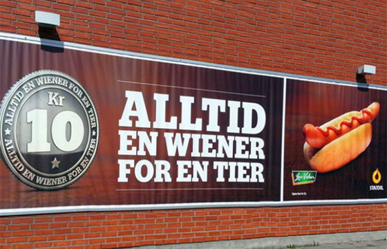 Große hängende Flex-PVC-Vinylfahnen mit 1440 DPI-Druckentschließung
