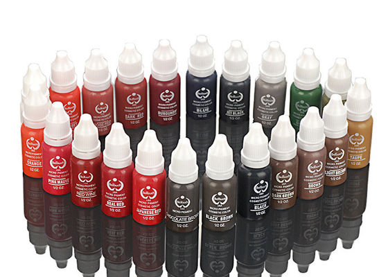 24 dauerhafte Make-uppigmente Farbe-Biotouch für Gesicht, Tätowierungs-Tinten-Pigment
