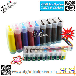 Volle Pigment-Tinte füllte Epson T1571 - des Farbkasten-Systems 9 CISS T1579 ununterbrochene Farben 200ml jede Farbe wieder
