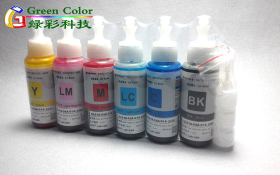 Färbungstinte Kanon 200ml 500ml für epson L100/L101 mit schwarzer gelber Farbe verstopfen nie